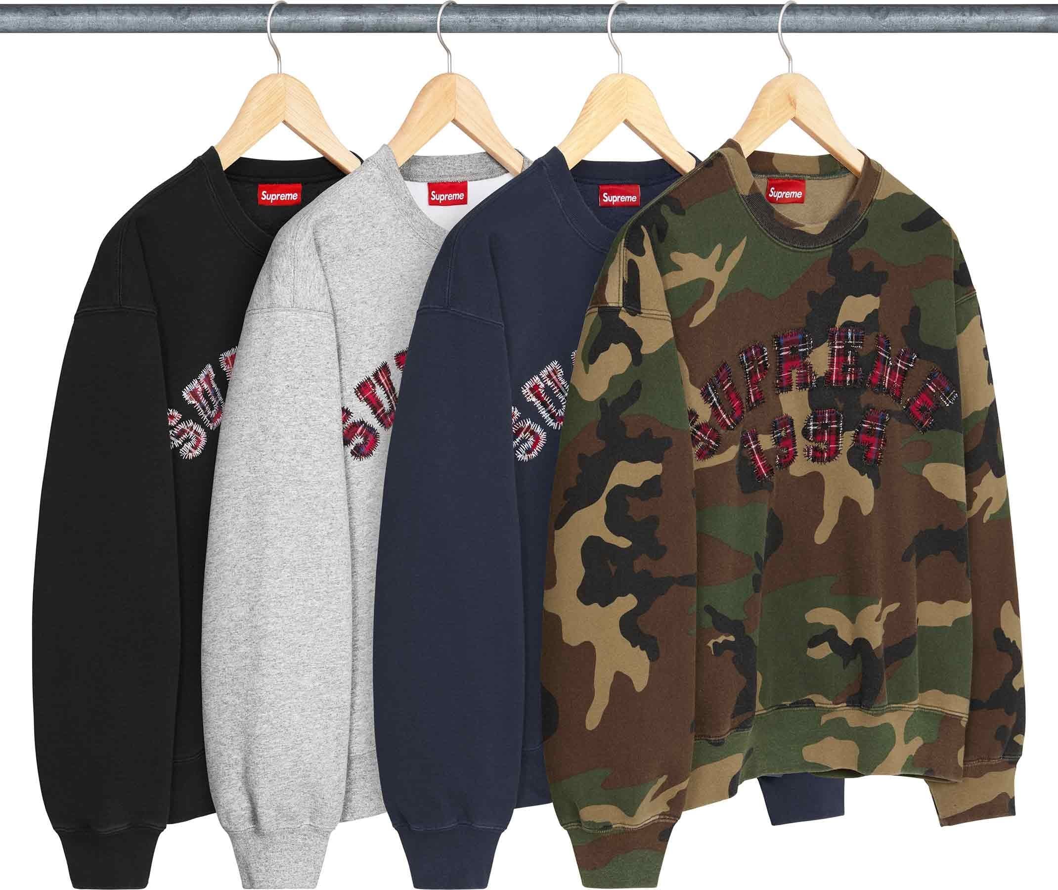 Plaid Arc Crewneck